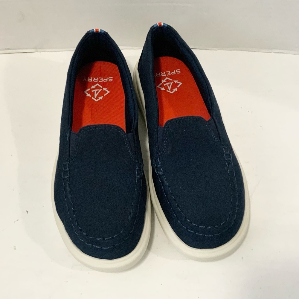 Sperry Captains Moc Blue Slip On Flats Women’s Size 8.5